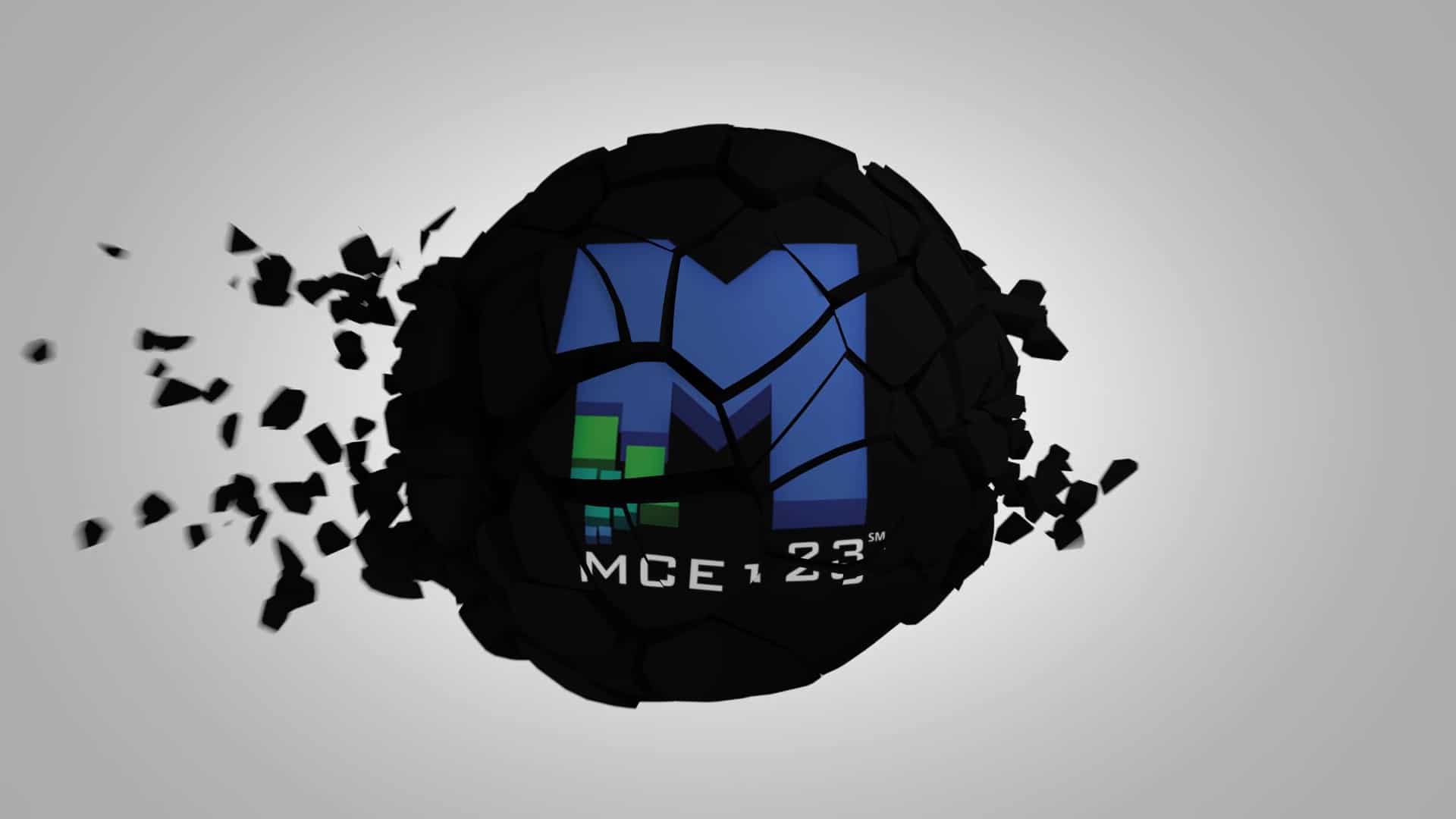 MCE123 Bullet Fracture Logo Intro Video