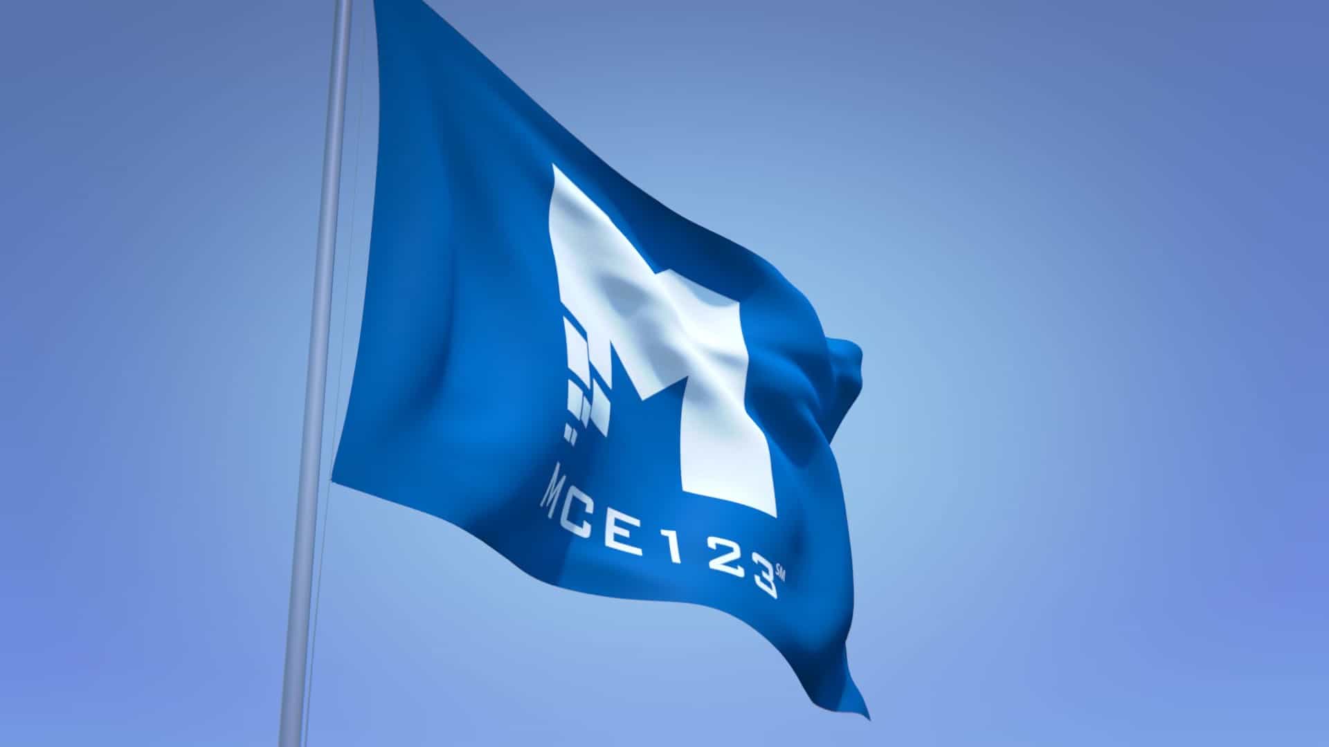 MCE123 Flag Logo Intro Video