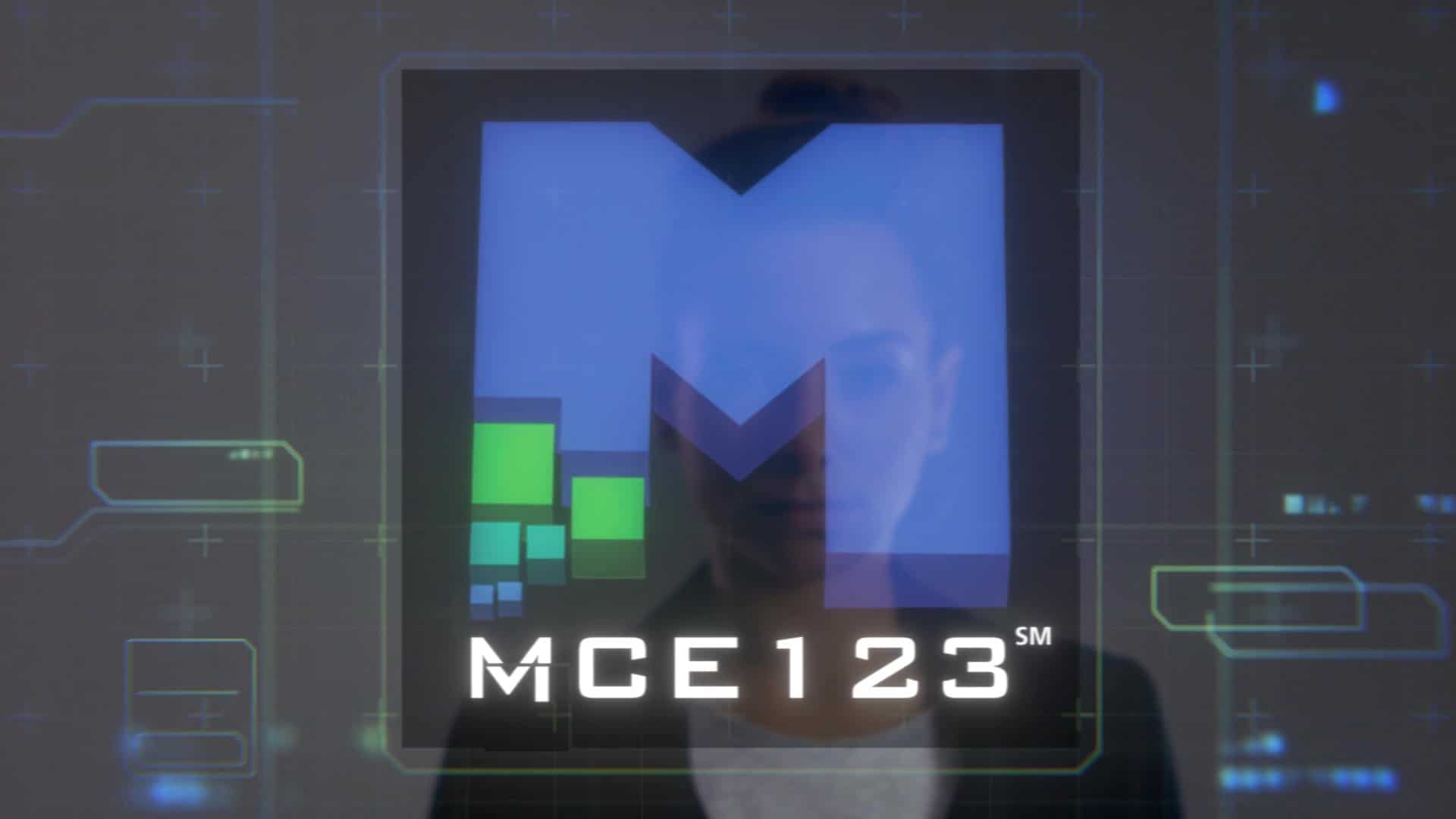 MCE123 Girl Finger Tap Hologram Intro Video