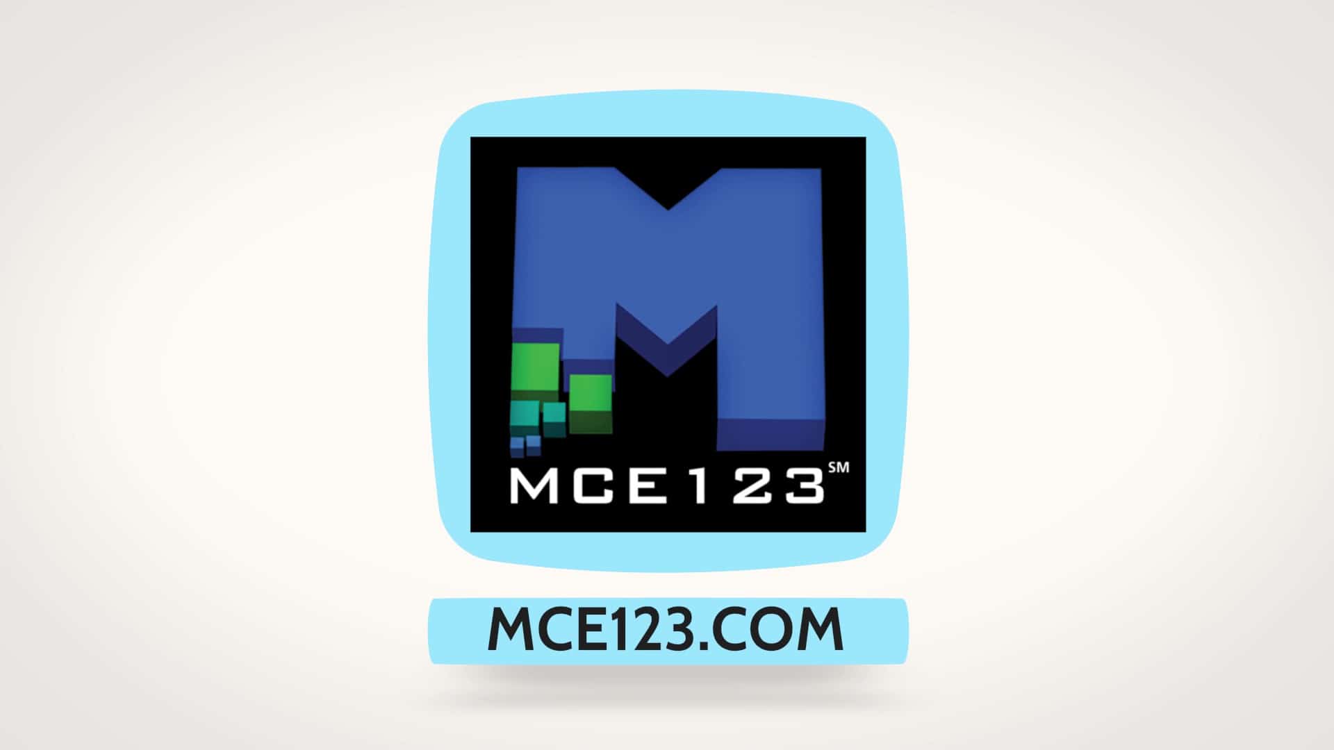 MCE123 Logo Pop Intro Video