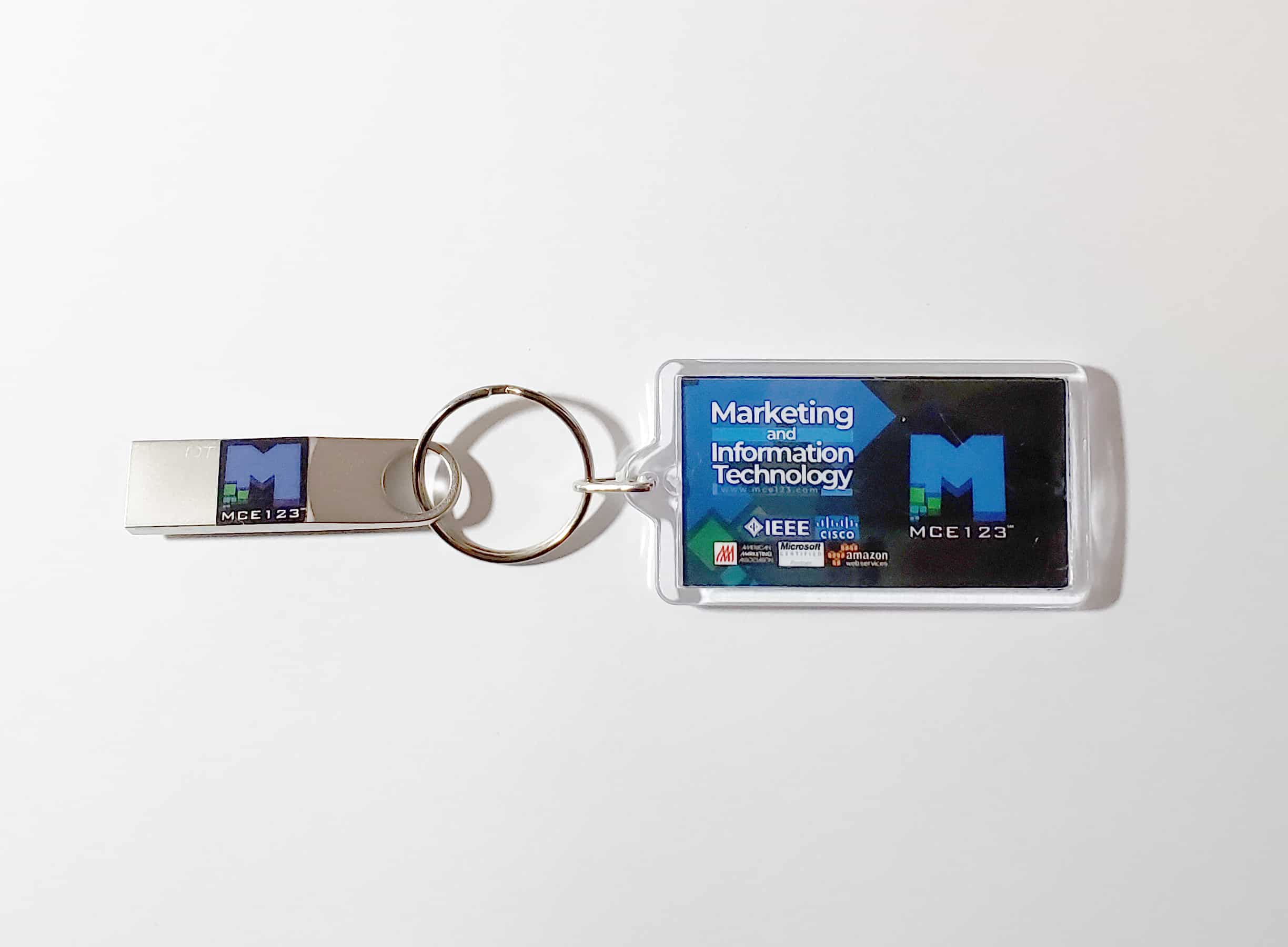 MCE123 Keychain with 64GB USB Drive